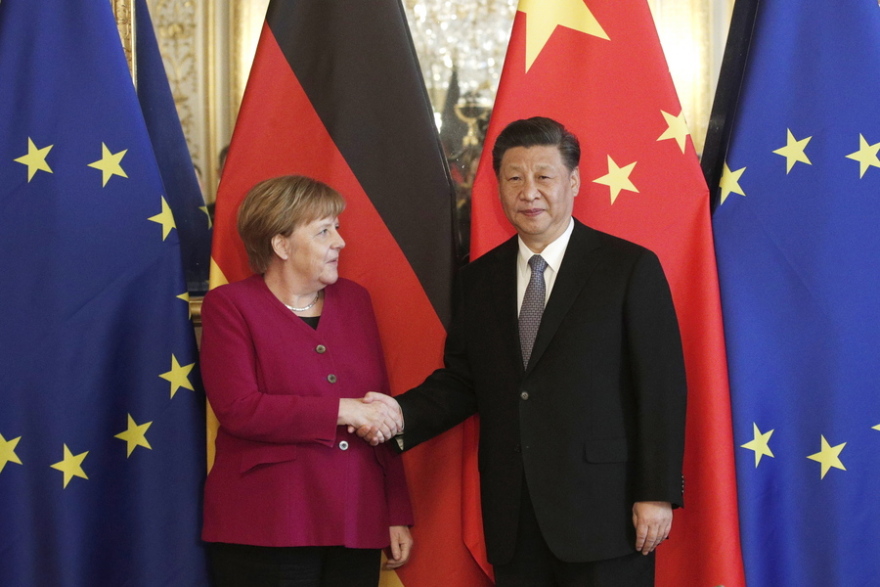 Συνάντηση Γιούνκερ, Μέρκελ, Μακρόν με τον Κινέζο πρόεδρο - «Ευρώπη και Κίνα προχωρούν μαζί»