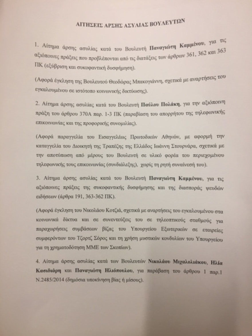 Στη Βουλή οι δικογραφίες Σκουρλέτη, Τόσκα για την τραγωδία στο Μάτι