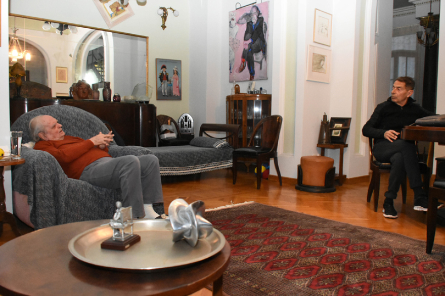 Λευτέρης Παπαδόπουλος: «Τη Μυρσίνη Λοΐζου την έχω βαφτίσει. Είναι μ@@@@@σμένη»