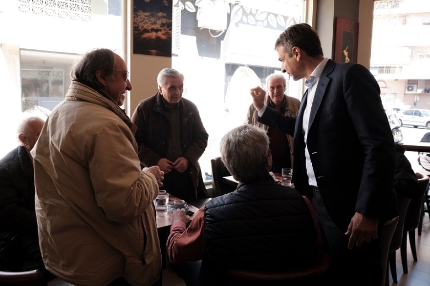 Μητσοτάκης από τα Σεπόλια: Αμεση μείωση κατά 30% στον ΕΝΦΙΑ και στο 13% ο ΦΠΑ στην εστίαση