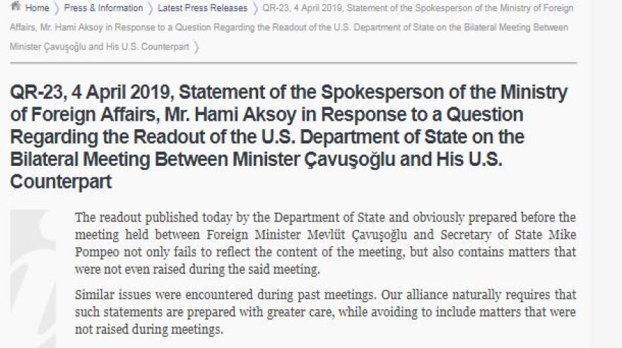 «Φωτιά» στις σχέσεις ΗΠΑ-Τουρκίας για τους S-400