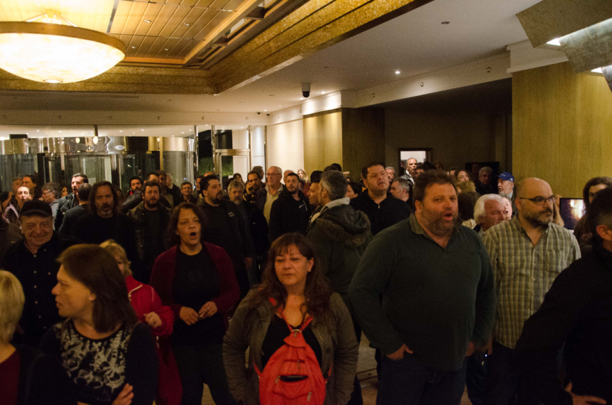 Ξύλο στο συνέδριο της ΓΣΕΕ στη Ρόδο - Τέσσερις τραυματίες - Δείτε βίντεο