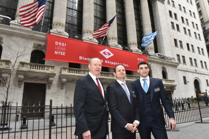Ελληνικό χρώμα στη Wall Street από την Diamond S Shipping