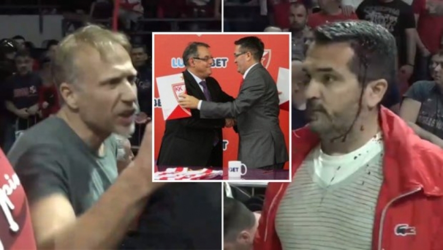 Βίντεο: Ηθοποιός έδειρε γνωστό φίλαθλο του Ερυθρού Αστέρα γιατί του πήρε τη... θέση