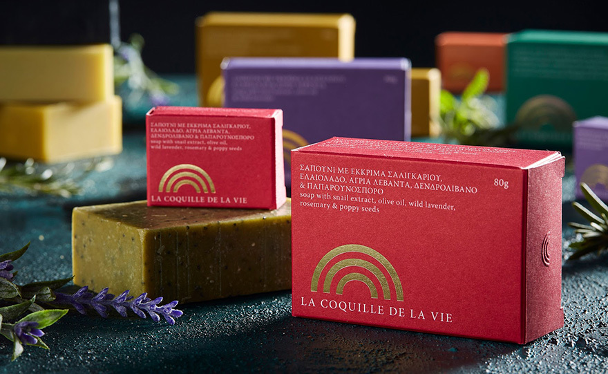 Σαπούνι με έκκριμα σαλιγκαριού