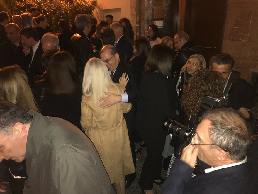 Σαμαράς, βουλευτές και πανεπιστημιακοί στην εκδήλωση του Στάθη Ευσταθόπουλου