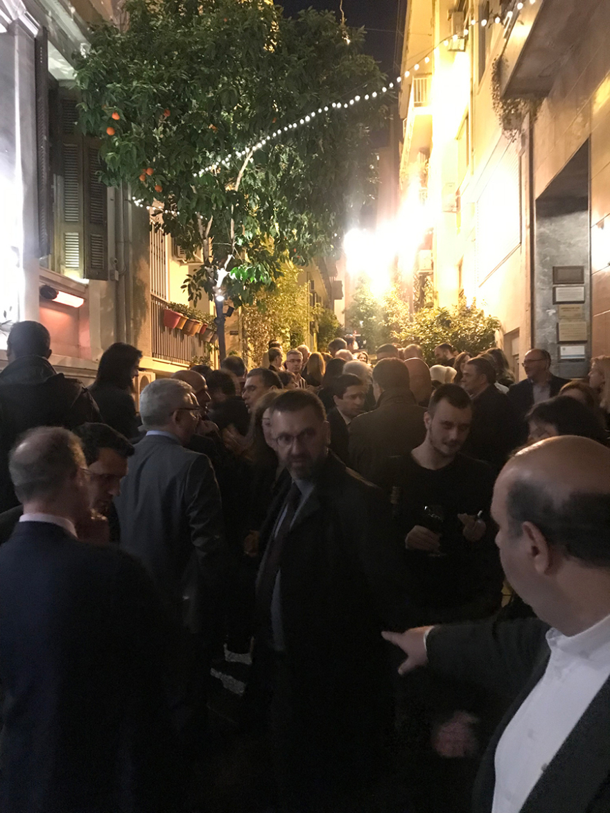 Σαμαράς, βουλευτές και πανεπιστημιακοί στην εκδήλωση του Στάθη Ευσταθόπουλου