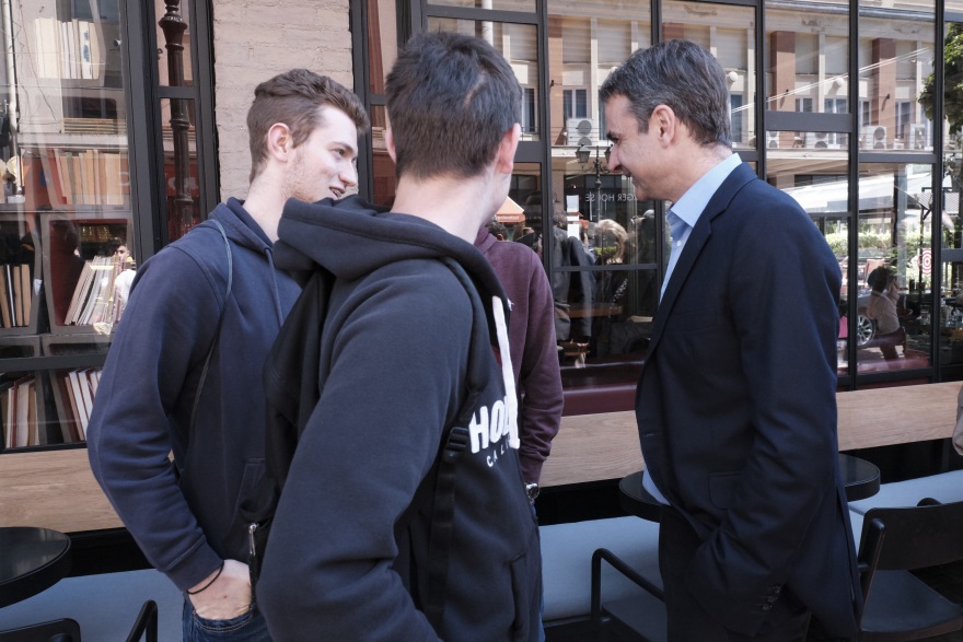 Η επίσκεψη του Κυριάκου Μητσοτάκη στον Πειραιά