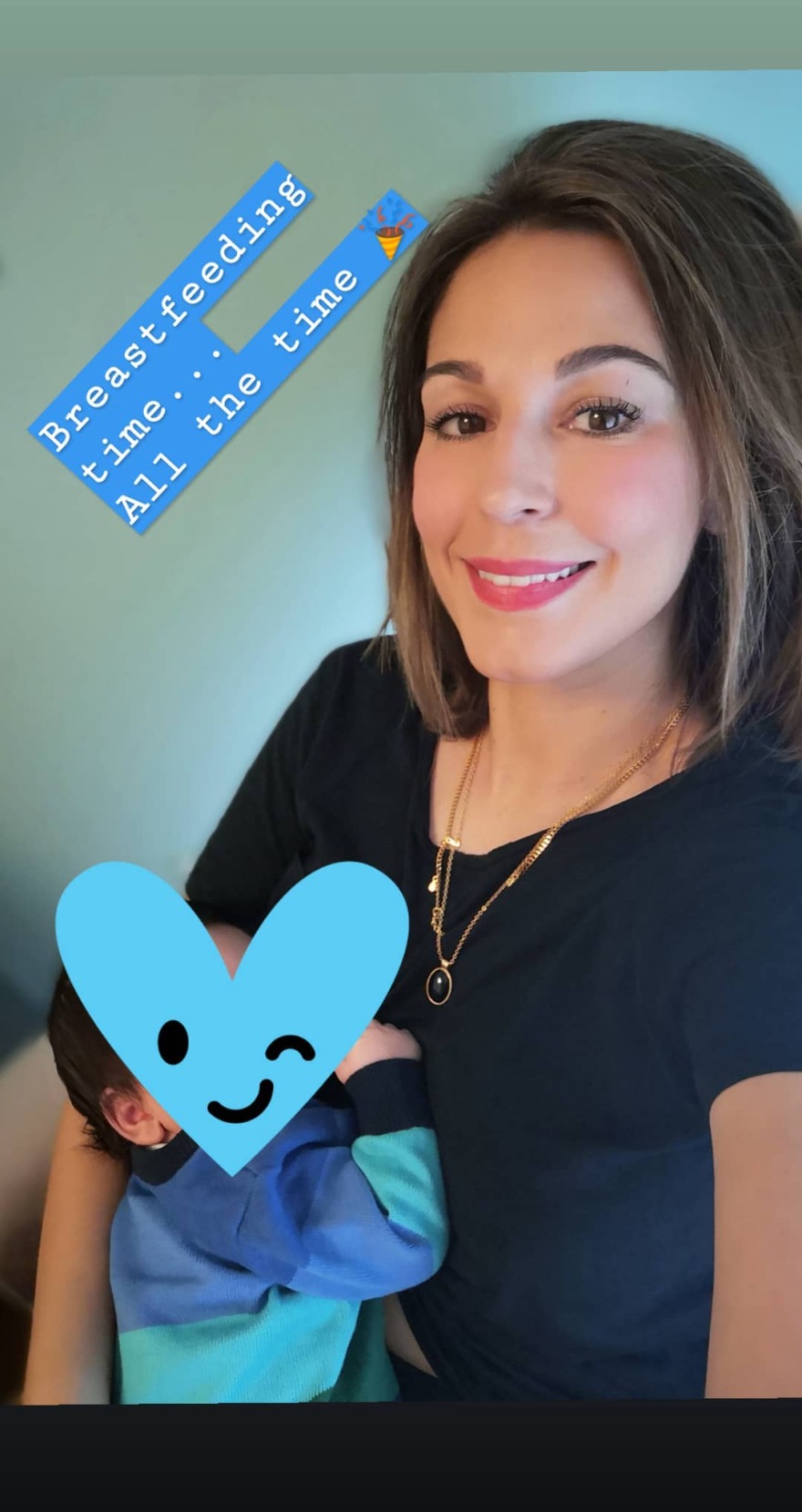 Kατερίνα Παπουτσάκη: Η φωτογραφία με το μωρό και η εξομολόγηση για τον θηλασμό