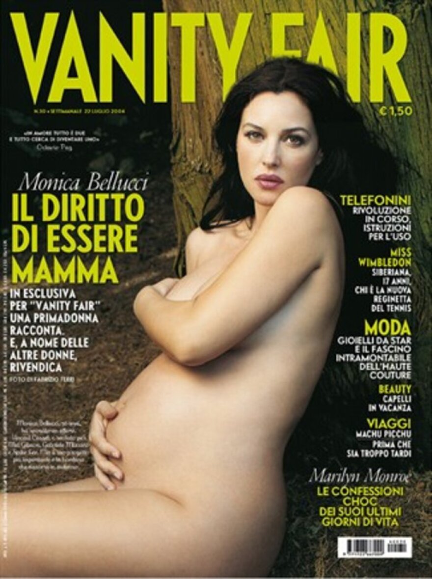 Η σύζυγος του Κασέλ φωτογραφίζεται όπως η Μπελούτσι: Ολόγυμνη και ετοιμόγεννη