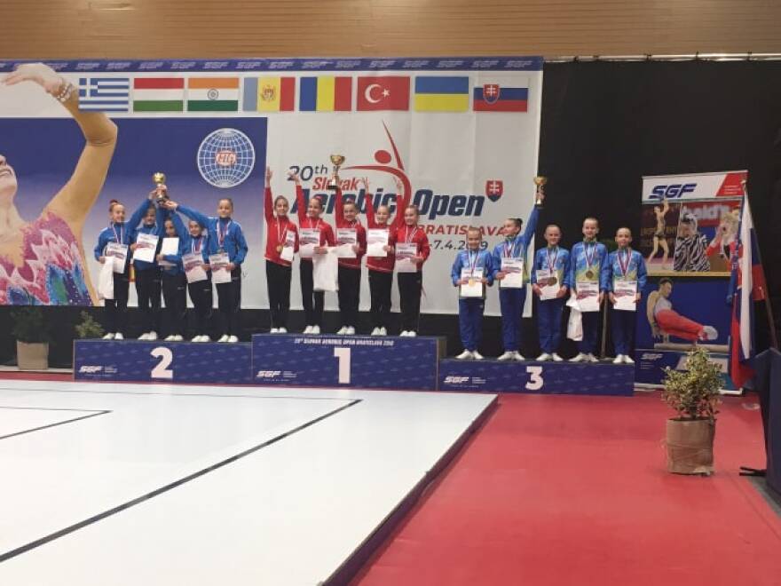 Χρύσες και ασημένιες οι Ελληνίδες αθλήτριες της αεροβικής στη Σλοβακία