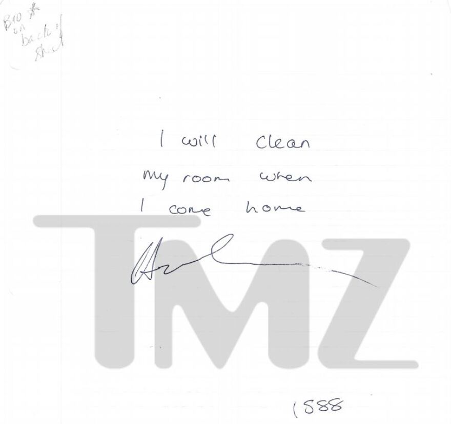 Ένα σημείωμα του Drake όταν ήταν παιδί πωλήθηκε για 7.500 δολάρια!