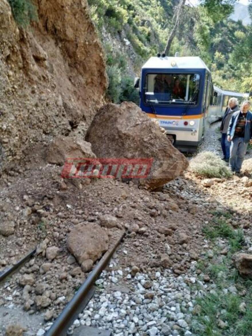 Διακοπτό - Καλάβρυτα: Κλειστή η σιδηροδρομική γραμμή λόγω καθίζησης