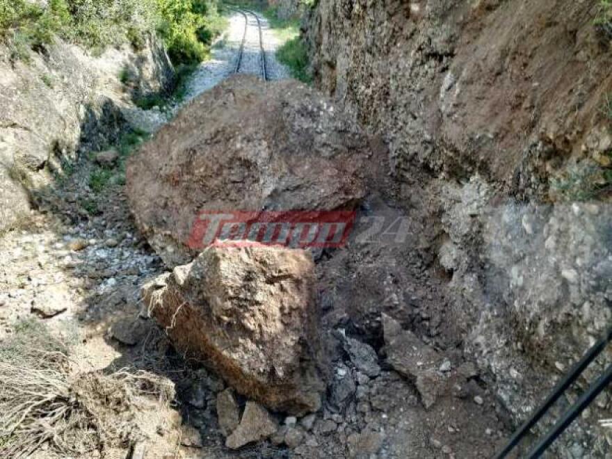 Διακοπτό - Καλάβρυτα: Κλειστή η σιδηροδρομική γραμμή λόγω καθίζησης