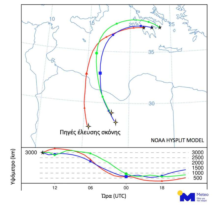 Καιρός: Αφρικανική σκόνη από τη Λιβύη «πνίγει» όλη τη χώρα - Μέχρι πότε θα διαρκέσει 
