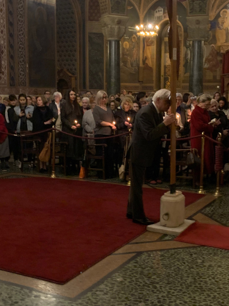 Ο Πρόεδρος της Δημοκρατίας στον Πολιούχο της Αθήνας