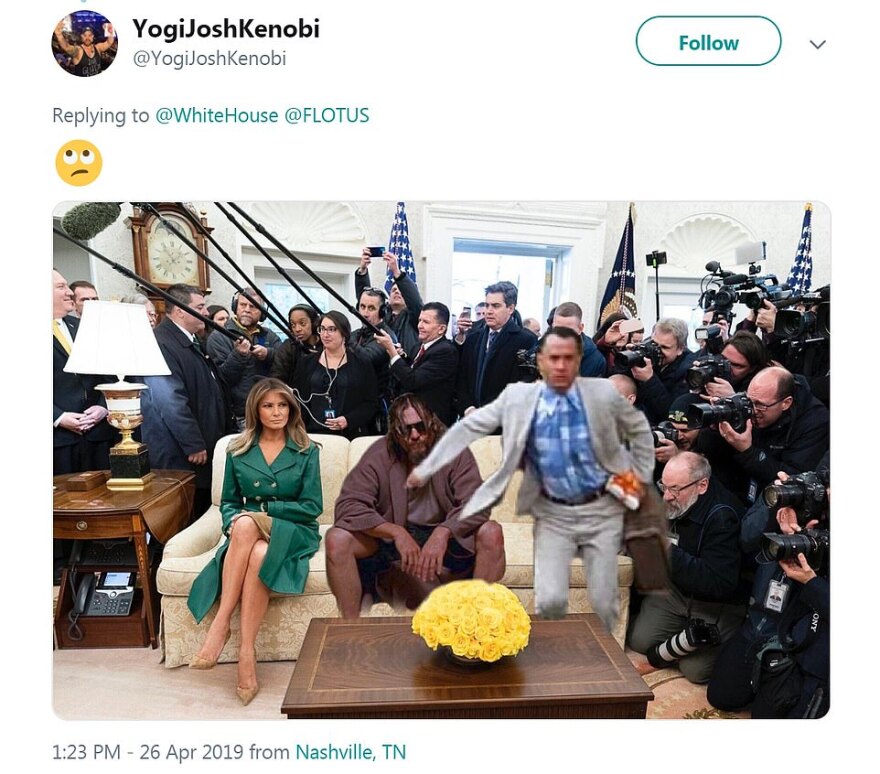 «Πάρτι» στο Twitter για τη φωτογραφία της Μελάνια Τραμπ από τον Λευκό Οίκο για τα γενέθλιά της