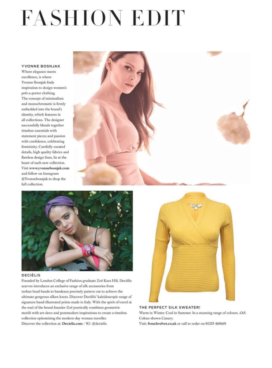 Υβόννη Μπόσνιακ: Τα ξένα περιοδικά μόδας εκθειάζουν τη νέα συλλογή της