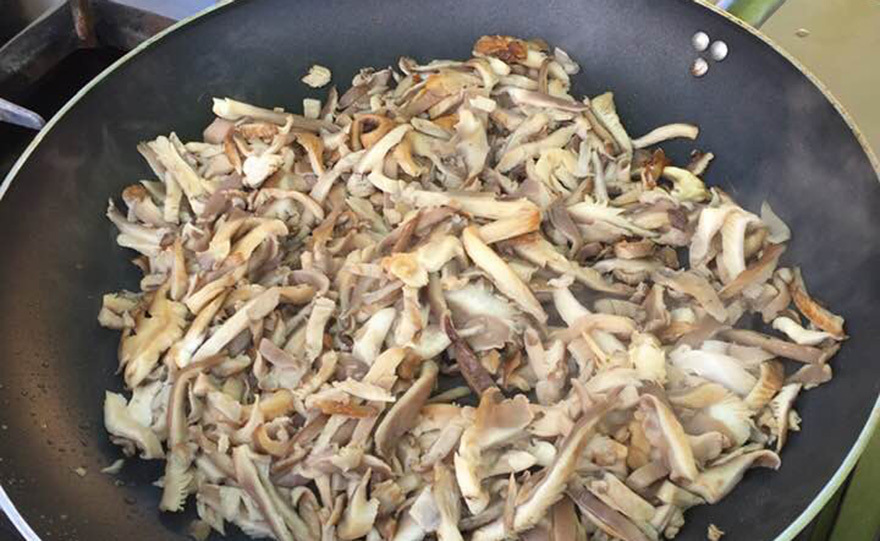 Λαβασιανό με γύρο από μανιτάρια & bao buns με γύρο από χοιρινό ή κοτόπουλο