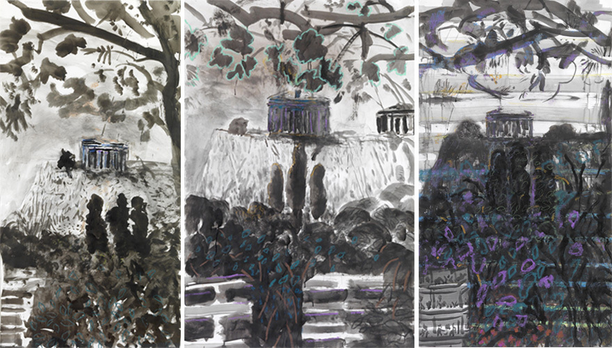 Νυχτερινές όψεις του Ιερού Βράχου