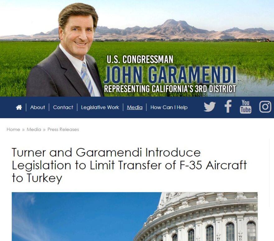 Αμερικανοί βουλευτές καταθέτουν νομοσχέδιο για να μπλοκάρουν την πώληση F-35 στην Τουρκία