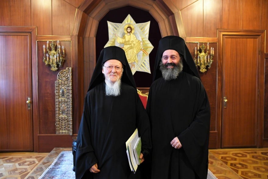 Ενώπιον του Οικουμενικού Πατριάρχη ο νέος Αρχιεπίσκοπος Αυστραλίας