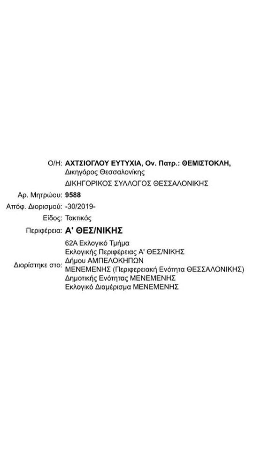 Εκλογές 2019: Αχτσιόγλου, Καραμανλής και Βενιζέλος διορίστηκαν δικαστικοί αντιπρόσωποι από... λάθος