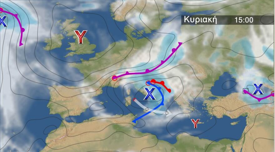 Χαλάει ο καιρός από το βράδυ - Δείτε σε χάρτες ποιες περιοχές επηρεάζονται