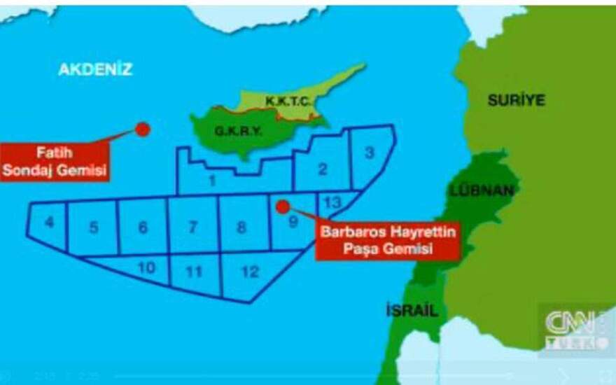 Νέα πρόκληση από την Τουρκία: Παρουσίασαν χάρτες με την κυπριακή και ελληνική ΑΟΖ σαν «τουρκική υφαλοκρηπίδα»