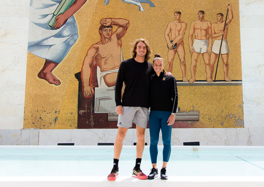 Βίντεο: Τσιτσιπάς, Σάκκαρη μαζί στη Ρώμη