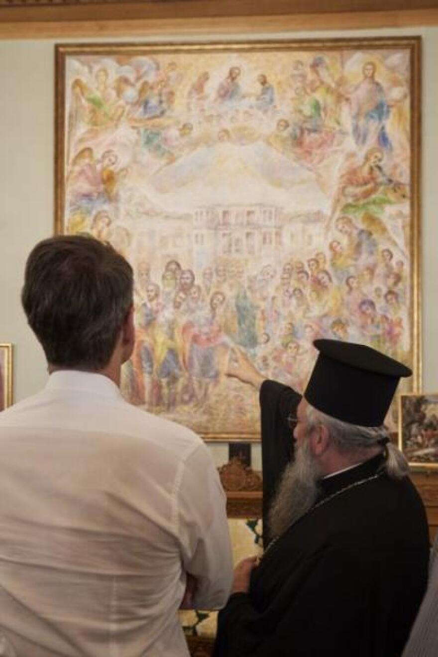 Με το Μητροπολίτη Ρεθύμνης και Αυλοποτάμου συναντήθηκε ο Κυριάκος Μητσοτάκης