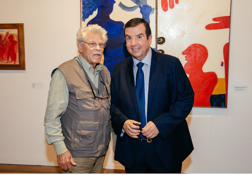 Λαμπερά εγκαίνια της έκθεσης «Αλέκος Φασιανός-Βαγγέλης Χρόνης, 30 Χρόνια Φιλίας, Ζωγραφική και Ποίηση»