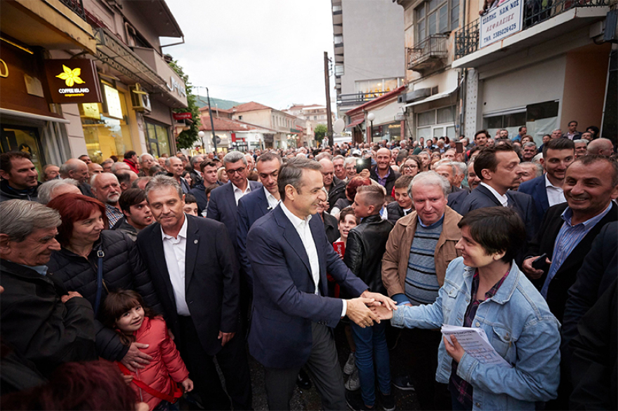 Μητσοτάκης στη Φλώρινα: Είναι η ώρα για ένα μεγάλο ρεύμα νίκης