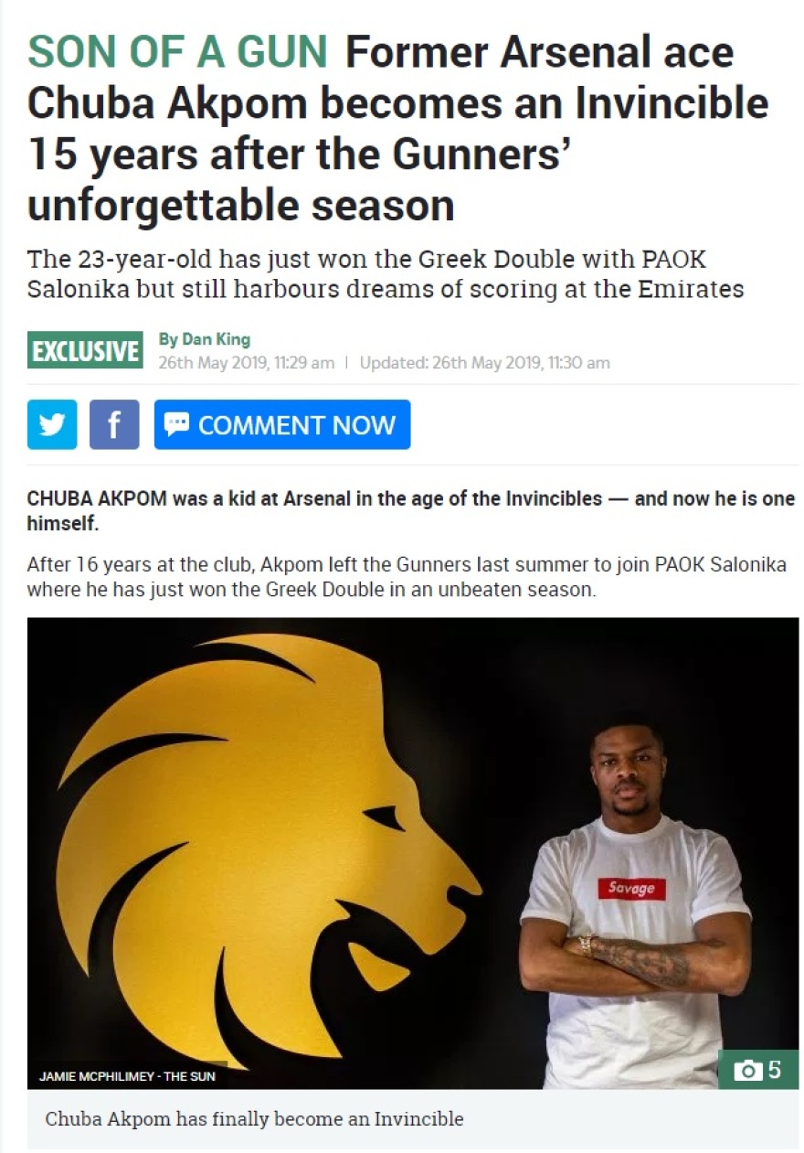 Ακπόμ: «Στη Θεσσαλονίκη υπάρχει μία ομάδα…»!