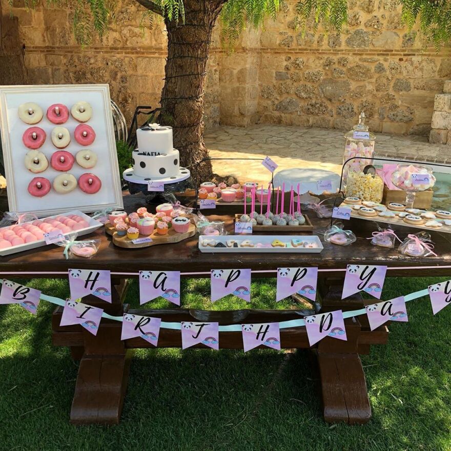 Σταματίνα Τσιμτσιλή: Παιδικό πάρτι- υπερπαραγωγή για τις κόρες της