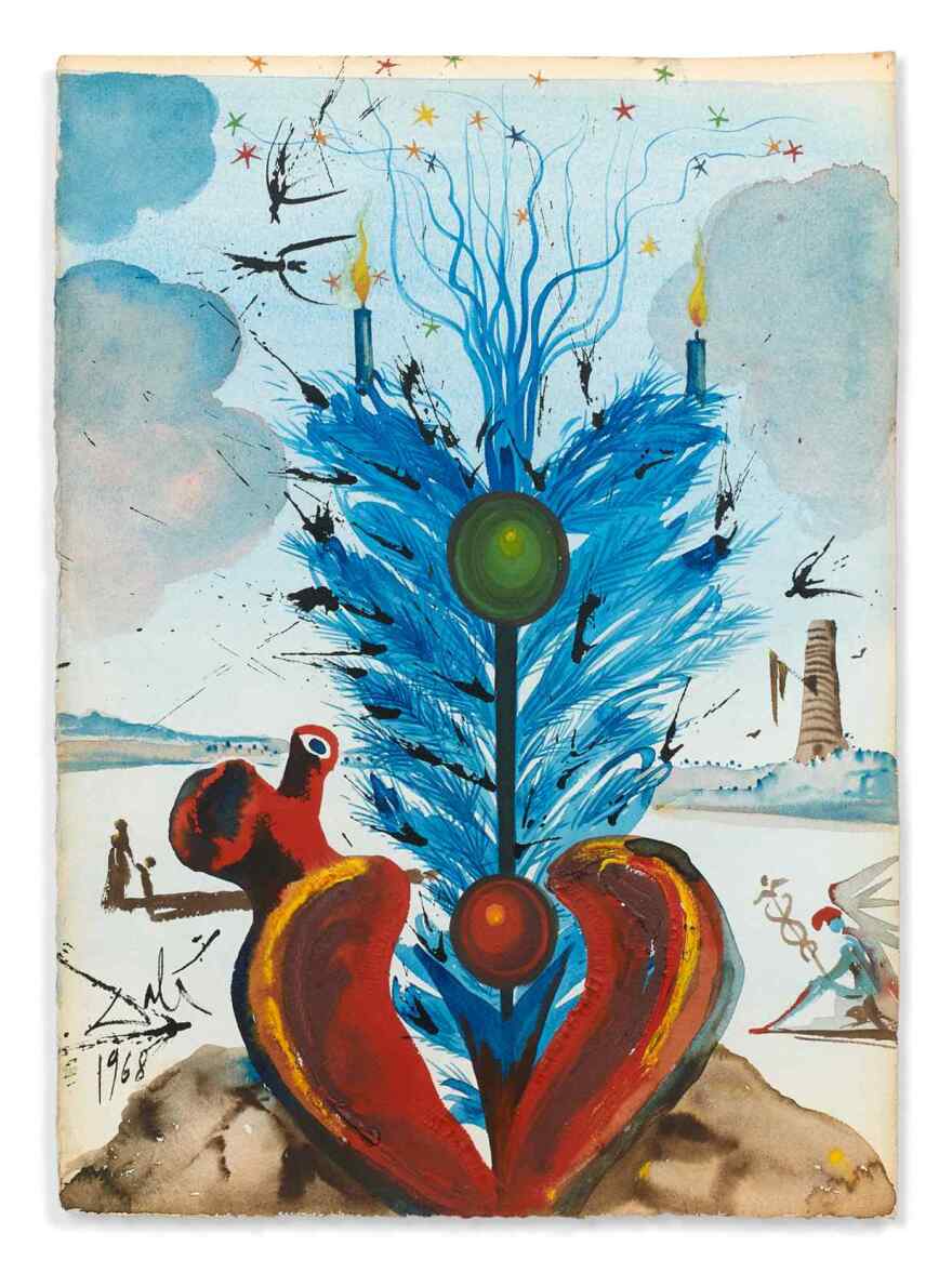 Στο «σφυρί» 15 κάρτες με ευχές διά χειρός Σαλβαδόρ Νταλί