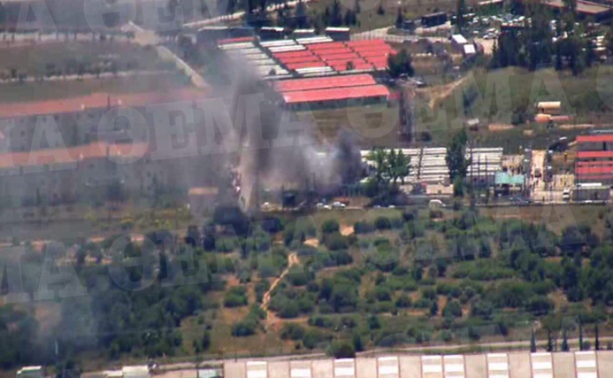 Πυρκαγιά σε κοντέινερ στο hotspot Αμυγδαλέζας