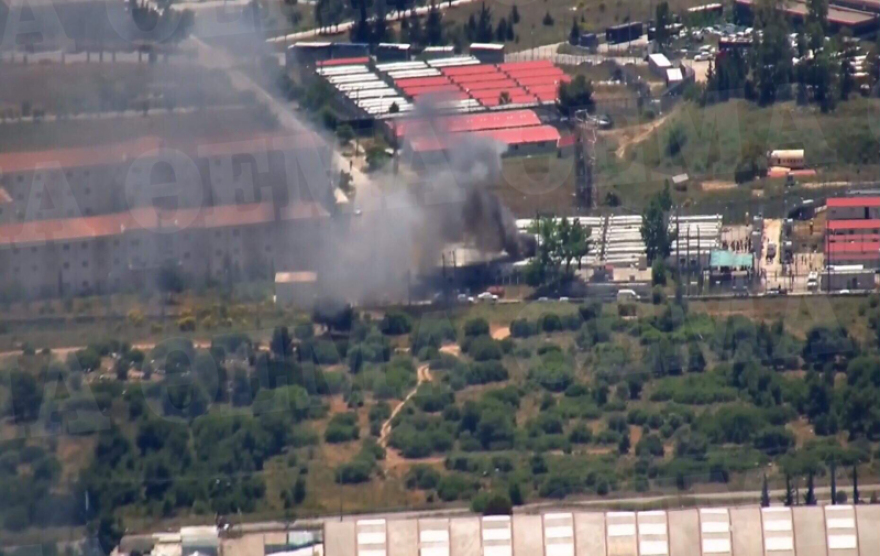 Πυρκαγιά σε κοντέινερ στο hotspot Αμυγδαλέζας