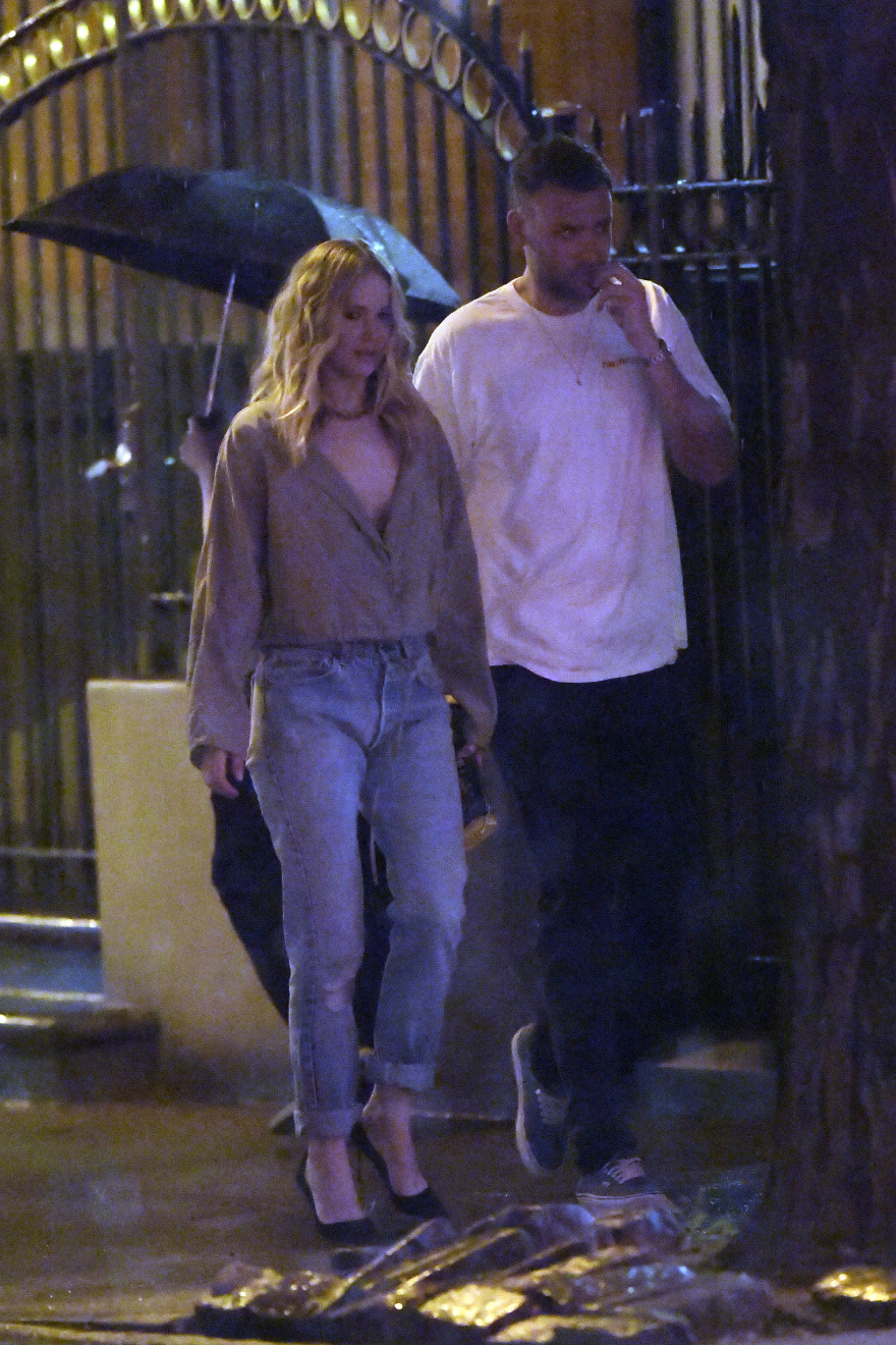 Η Τζένιφερ Λόρενς βγήκε για φαγητό με τον αρραβωνιαστικό της 