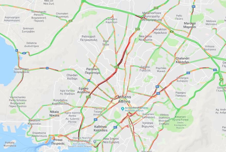 Αυξημένη κίνηση λόγω της στάσης εργασίας σε Μετρό, ΗΣΑΠ, Τραμ 