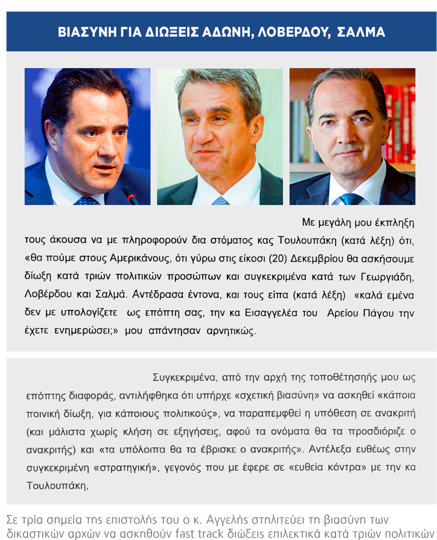 Έτσι έστησαν τη Novartis: Η αναφορά του αντεισαγγελέα του Αρείου Πάγου, Ιωάννη Αγγελή