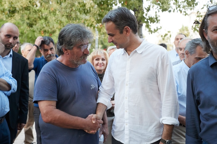 Μητσοτάκης στο Κερατσίνι: Θα είμαι στο πλευρό όλων των δημάρχων 