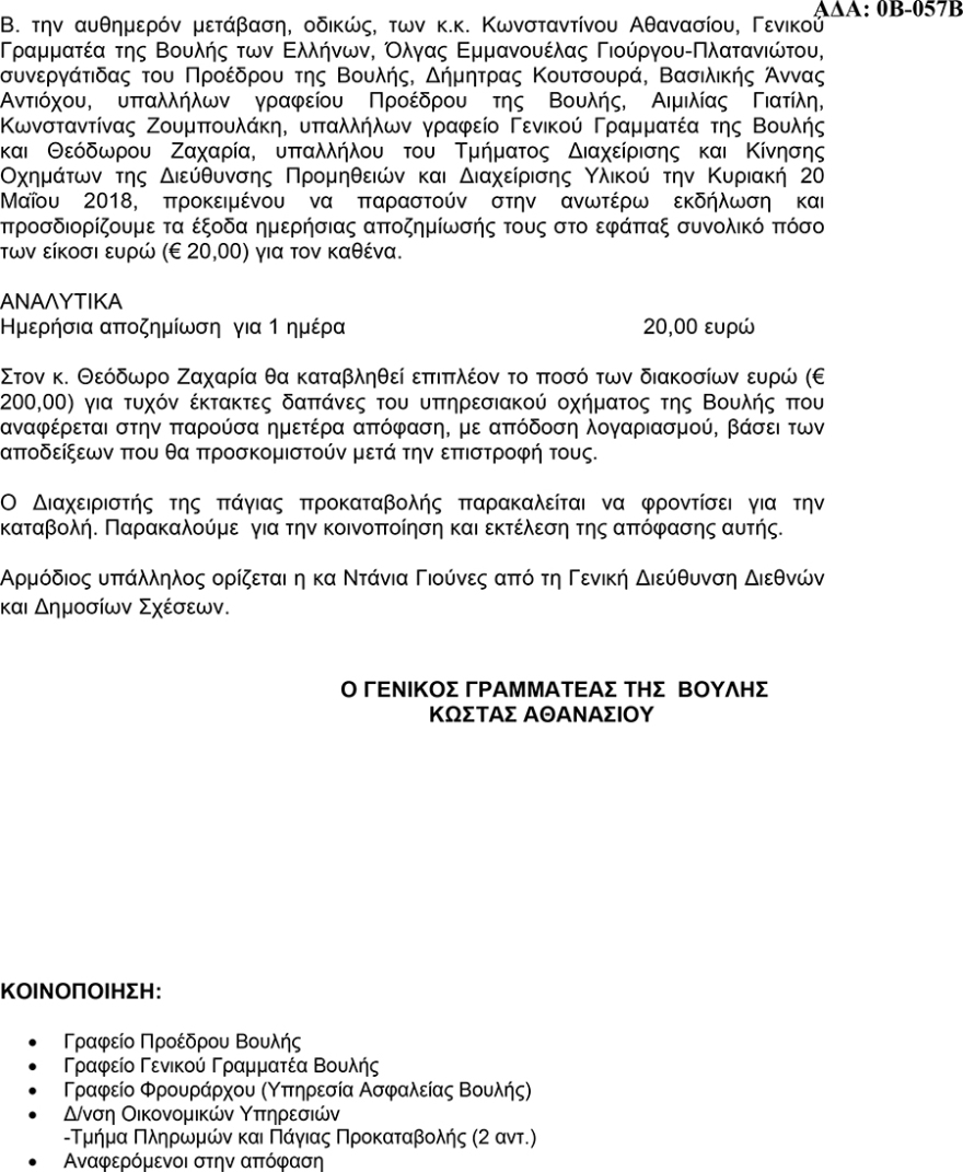 «Βολεύουν» στη Βουλή θυγατέρες και συνεργάτες μέχρι την τελευταία στιγμή!