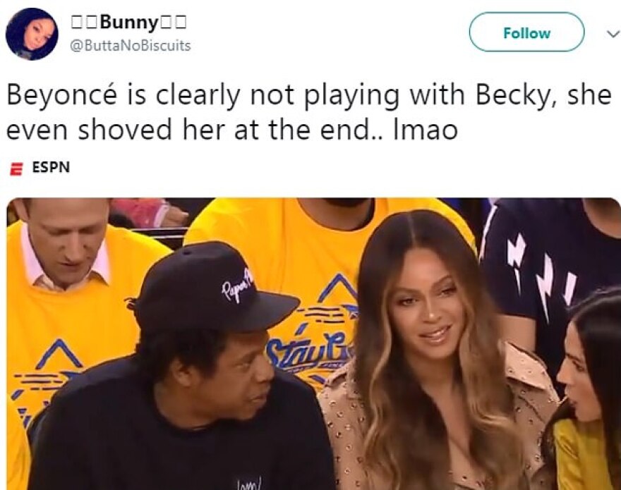 Το «δολοφονικό βλέμμα» της Μπιγιονσέ στη γυναίκα που... τόλμησε να πιάσει την κουβέντα με τον Jay-Z έγινε viral