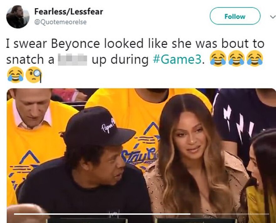 Το «δολοφονικό βλέμμα» της Μπιγιονσέ στη γυναίκα που... τόλμησε να πιάσει την κουβέντα με τον Jay-Z έγινε viral