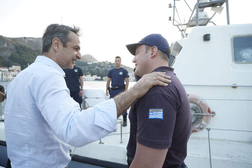 Μήνυμα ενότητας και σταθερότητας έστειλε ο Κυριάκος Μητσοτάκης από το Καστελόριζο