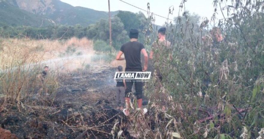 Λαμία: Συναγερμός για πυρκαγιά κοντά στο hot spot Θερμοπυλών