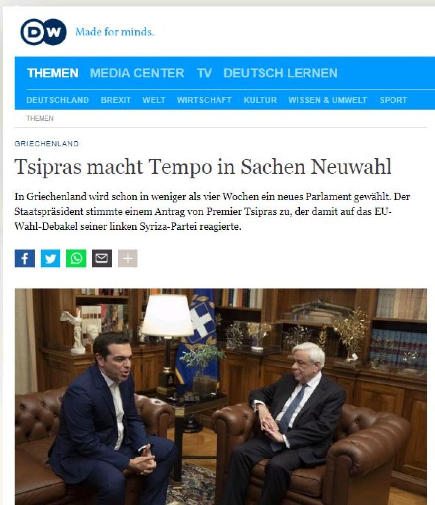 Γερμανικός Τύπος: Έρχεται νέα εκλογική πανωλεθρία για τον Τσίπρα