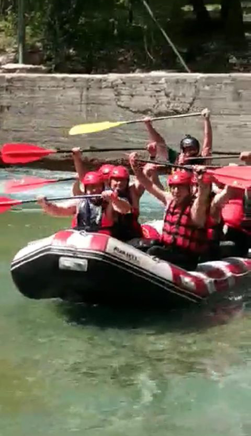 Φωτογραφίες: O Κώστας Καραμανλής έκανε ράφτινγκ στον Βοϊδομάτη