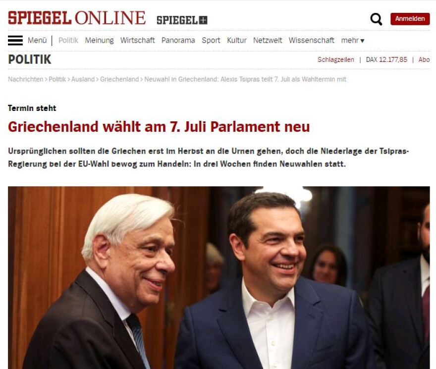 Γερμανικός Τύπος: Έρχεται νέα εκλογική πανωλεθρία για τον Τσίπρα